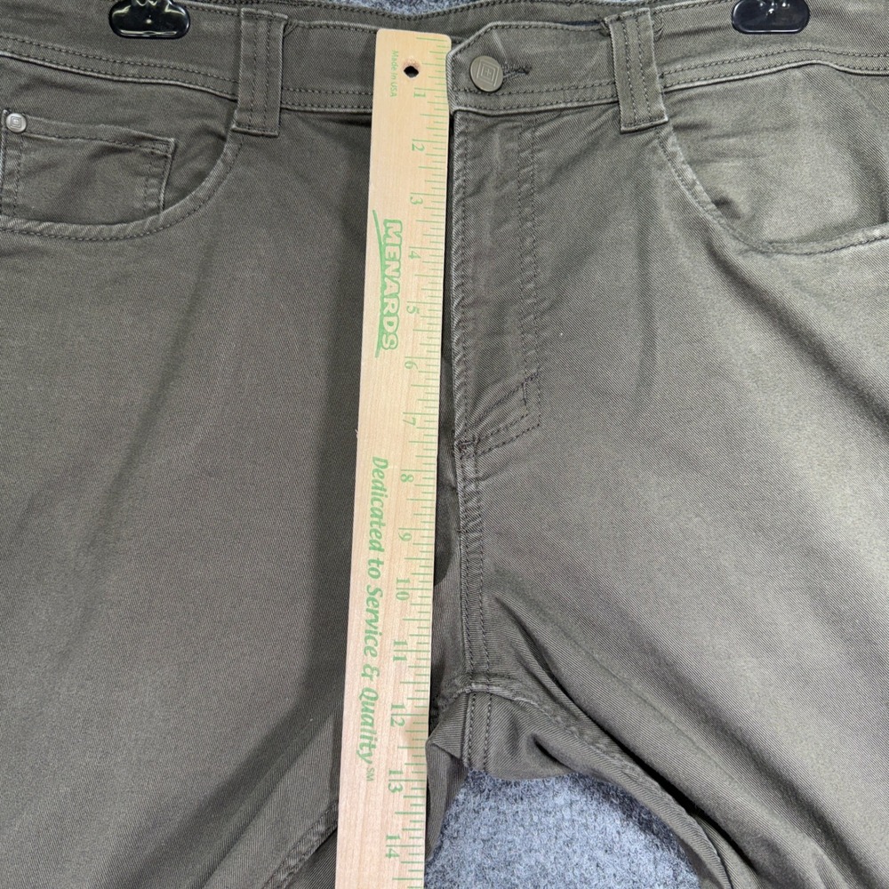 5.11 Tactical Defender-Flex Pants Mens 36x30 Green Stretch Slim Straight Casual - Picture 12 of 16